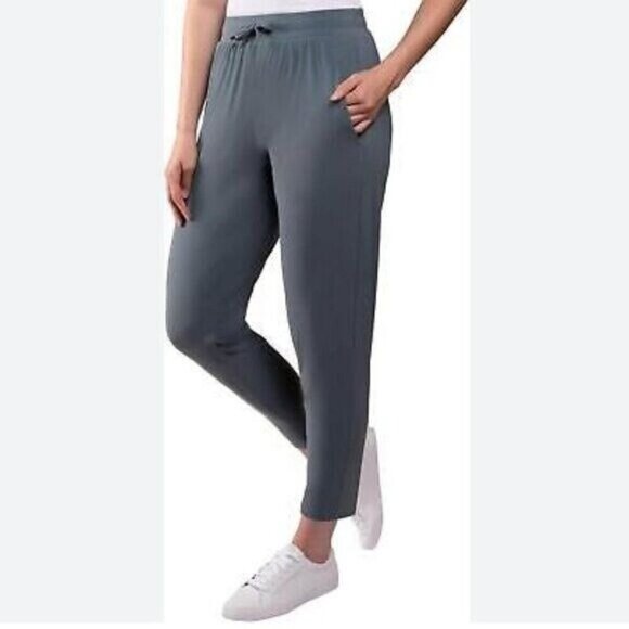 NEW Kirkland Signature Ladies Active Pants  XXL Moisture-Wicking Gray - Picture 1 of 9